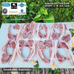 Mutton CHOPS 3/4 & 1 inch - daging iga domba frozen Australia MIDFIELD (price/pack 600g)